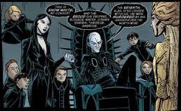 Mister Dark and his family in the alternate universe