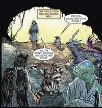 Yokai hiding from Ryogan's forces