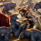 Werewolves of the Heartland wolves