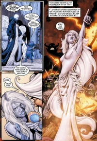 Lumi had whitish-blue skin when she met Geppetto, which faded to ivory as she served the Empire