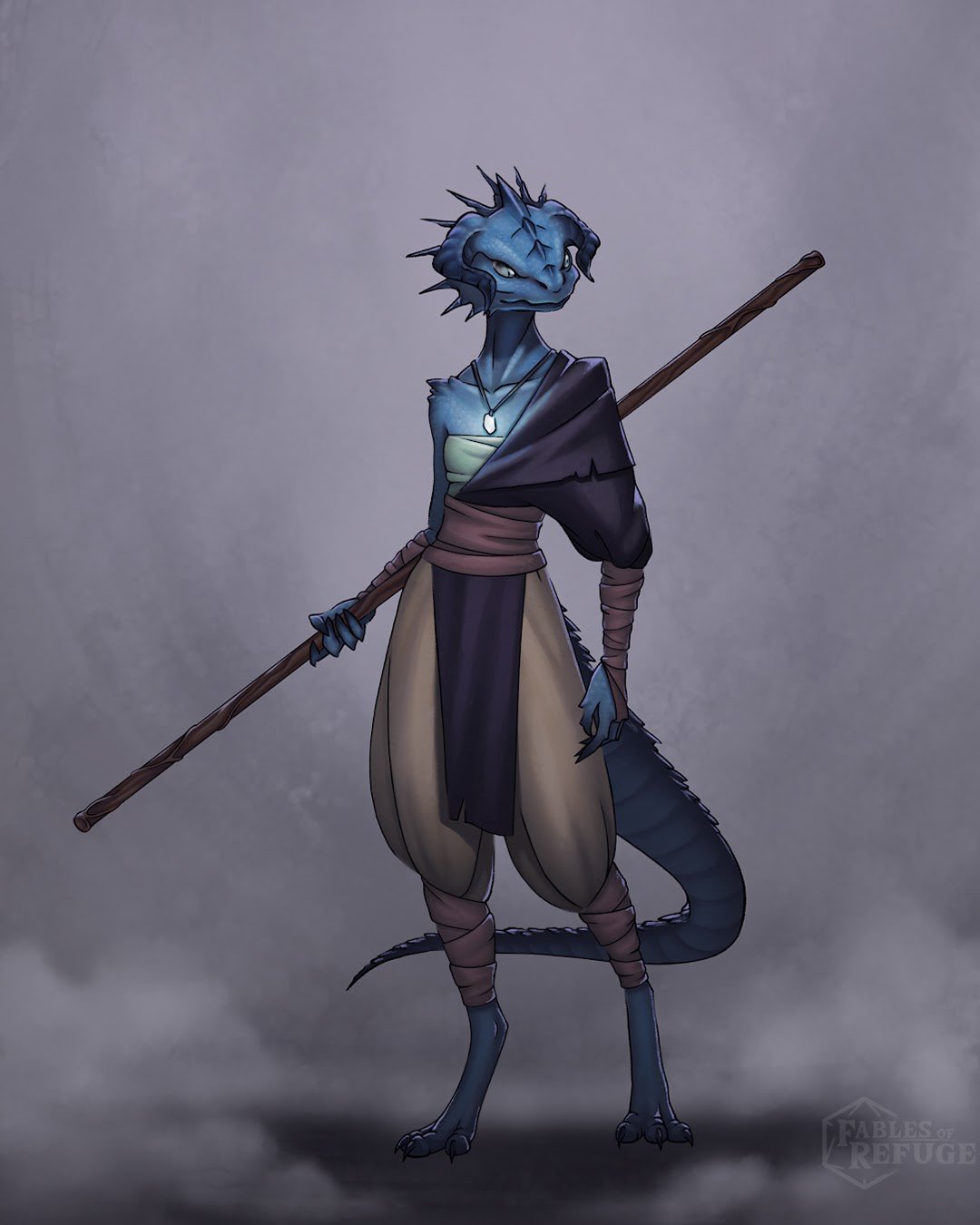 blue dragonborn dandd