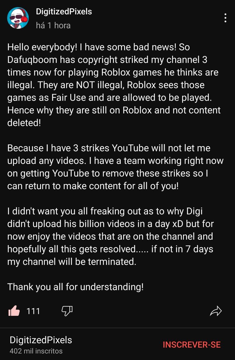 Dafuq abusing DMCA/strike system? | Fandom
