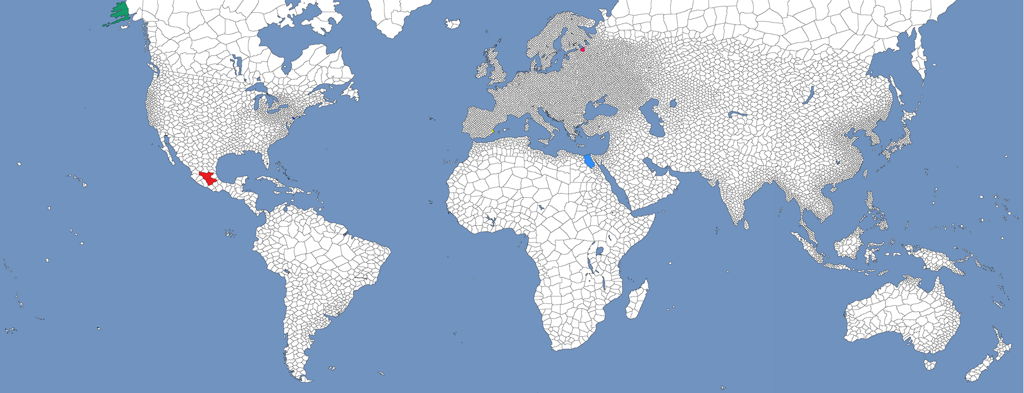 Карта провинций мира