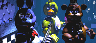 Hah all the animatronics from FNAF 1😊