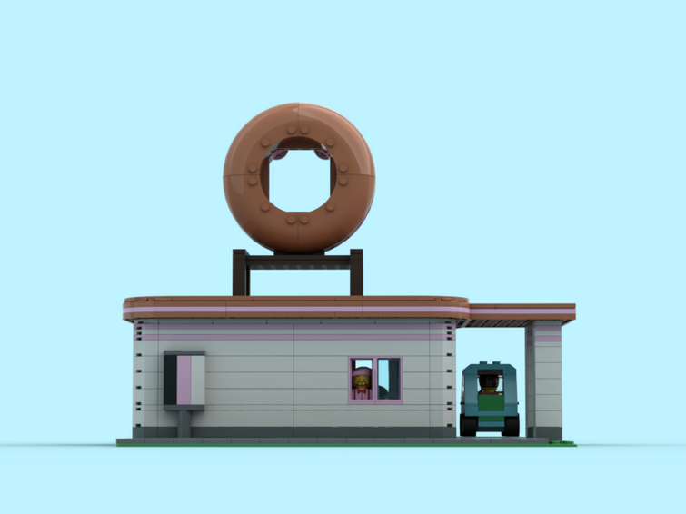 What do you think of my recreation of the Donut Shop in Lego?