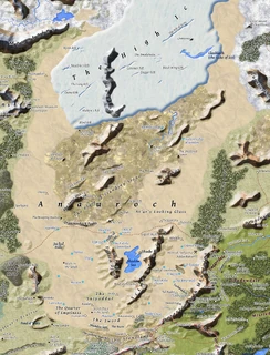 Mapa Anauroch