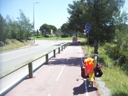 Enger Zweirichtungsradweg