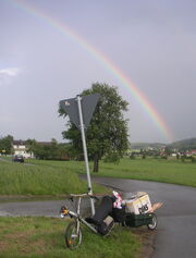 Lastentransport Dalli Regenbogen