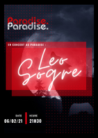 Affiche du concert de Léo Sogre - 6 février 2021