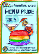 Menu Pride ARC 2022