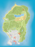 Carte des zones sensibles de San Andreas (Février 2022)