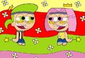 Cosmo y wanda hippies by luz93