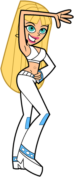 Britney Britney Blue Attire Stock Image