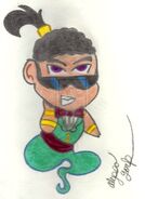 Norm the genie chibi by allycat2121-d6829b4