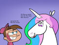 Timmy and celestia by cookie lovey-d4rlcmt