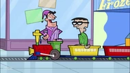 Mr. Turner and Crocker meet at the mall.