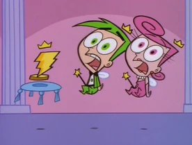 A zappy with Cosmo and Wanda.