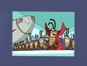 And he created an army of evil radioactive cockroaches that plotted to take over the world.