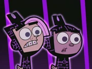 Chester's eyebrows are black!