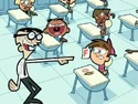 Everyone laughing at Timmy due to him always getting things wrong.