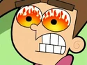Timmy is devstated that his comic book collection is being burned to a crisp.