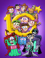 Poof in a poster for the 10th anniversary of FOP