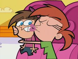 fairly odd parents vicky and timmy kiss