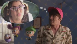Timmy grimaces at recalling the one time he had to kiss Tootie 13 years ago.
