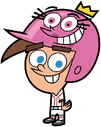 Wanda as Timmy's baseball helmet