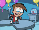 Timmy sees that he still has his popular clothes and party stuff...