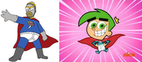 Pie Man and Super Not Cosmo