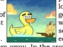 Hey, that's not a whale! It's a big rubber duck!