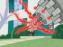 The laser prepared to vaporize Chester.