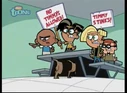 Timmy's friends declare that he is banned from their lunch table.