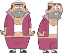 Timmy Turner Adult (Wish) side views