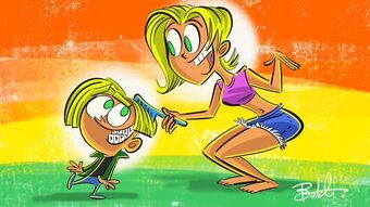 Mrs Mcbadbat Fairly Odd Parents Wiki Fandom Chester is the fairly odd parents animation show's main. mrs mcbadbat fairly odd parents wiki
