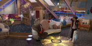 Viv's bedroom after