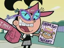 Tootie with a cream puff pageant flier