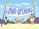 The grand opening of the restaurant