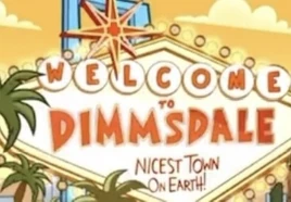 Dimmsdale Sign