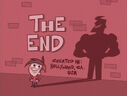 The End title card