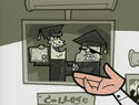 "That's me graduating dictator college."