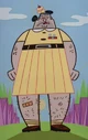 The unnamed scary camp leader.