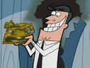 Mr. Turner hands the trophy to Timmy to give it to some girl that will marry him.