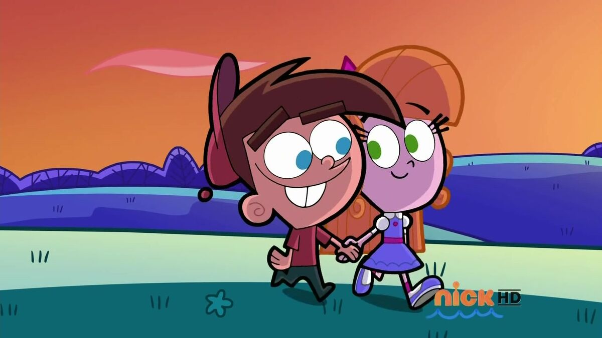fairly odd parents timmy and trixie kiss