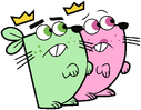 Cosmo and Wanda as Gerbils