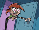Vicky telling Timmy to keep it dowm as she is trying to watch her shows.