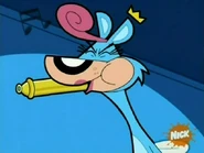 Wanda using Cheezy's whistle