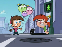 the fairly oddparents vicky and timmy kiss