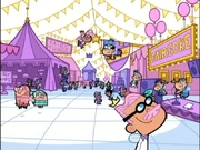 The convention in the bathroom